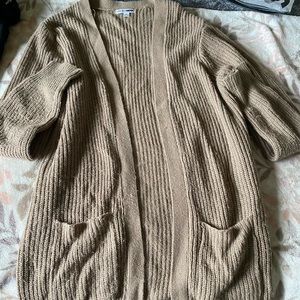 Brown cardigan
